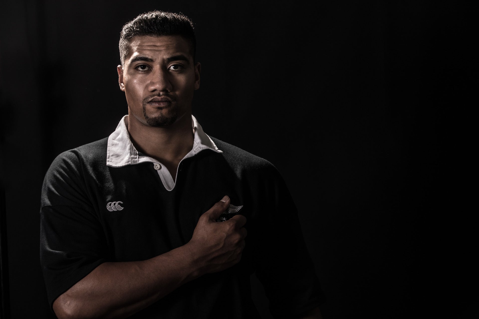 Mosese Veaila plays the late All Black great Jonah Lomu. Photo / Supplied.