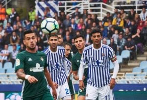 Partido de Liga entre la Real Sociedad y el Betis. Foto: Usoz