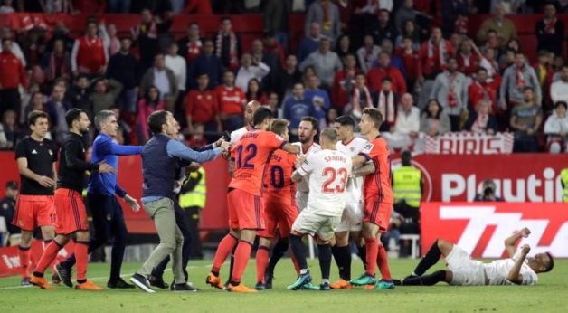 Encuentro entre el Sevilla y la Real Sociedad. EFE