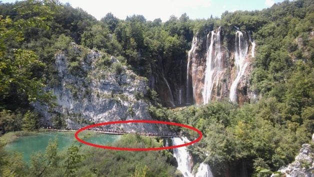 cascada de plitvice croacia en autocaravana