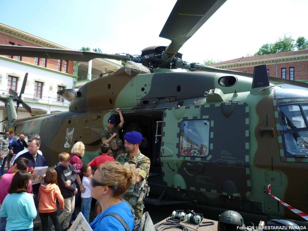 Helicóptero NH-90. Foto Ion Urrestarazu Parada.