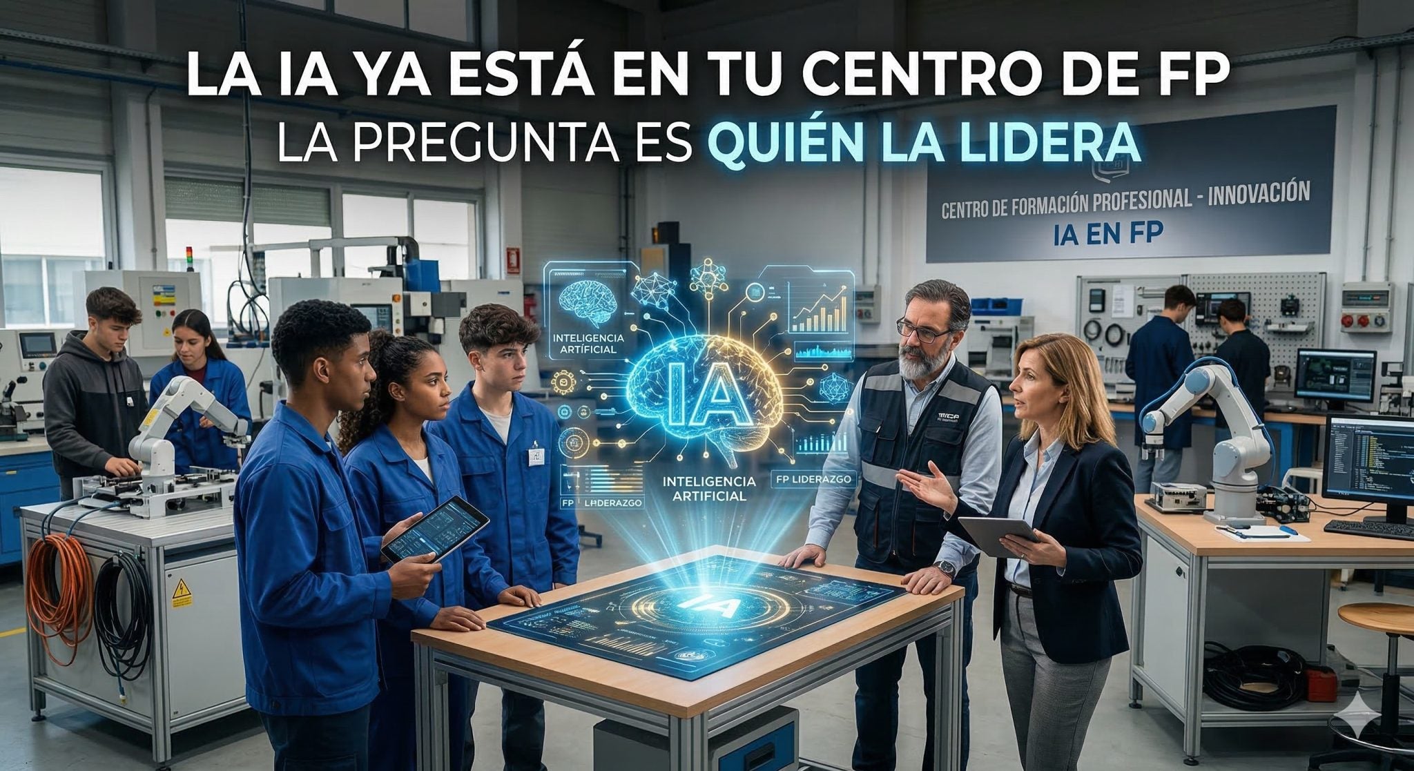 La IA ya está en tu centro de FP. La pregunta es quién la lidera ...